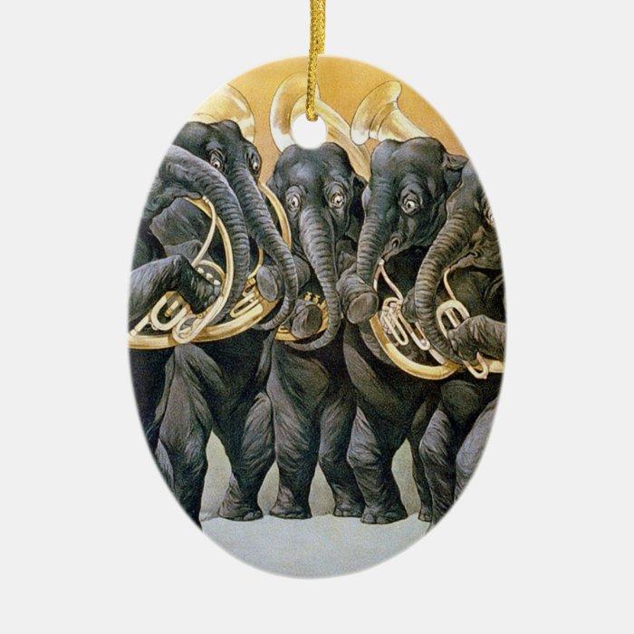 The Elephant Brass Band Christmas Tree Ornament