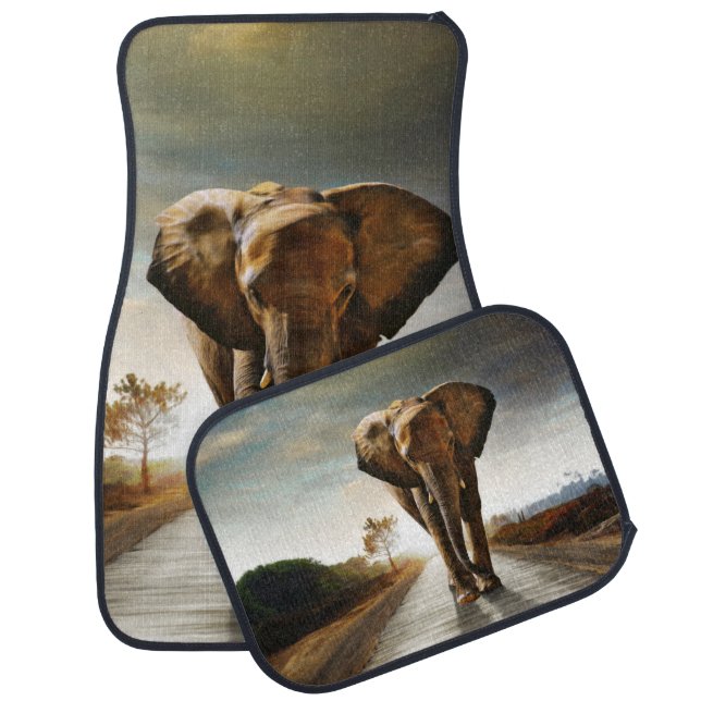 The Elephant Car Floor Mat (Set)