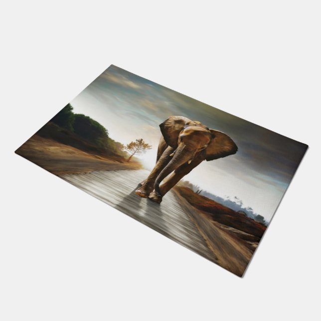 The Elephant Doormat (Angled)