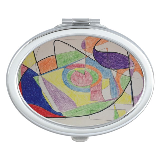 The Elephant In The Room Cosmetic Mirror (Front)