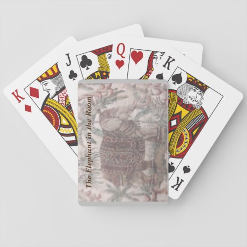 The Elephant in the Room Poker Cards