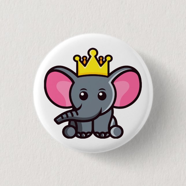 The elephant king button (Front)