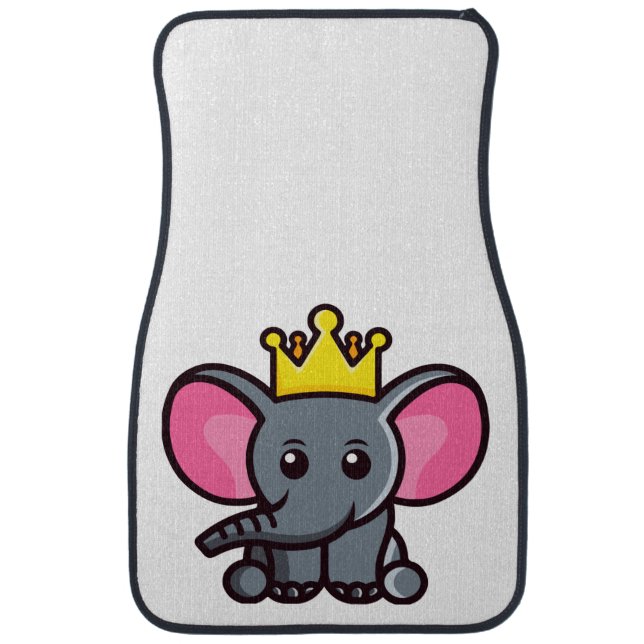 The elephant king car floor mat (Front)