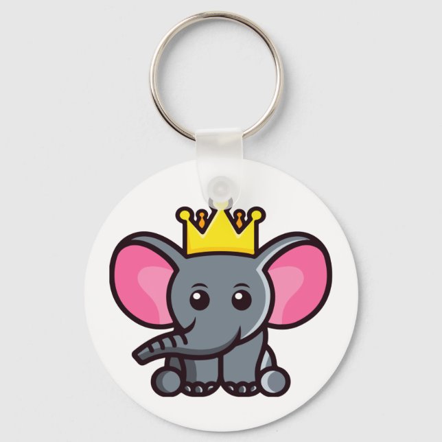 The elephant king keychain (Front)