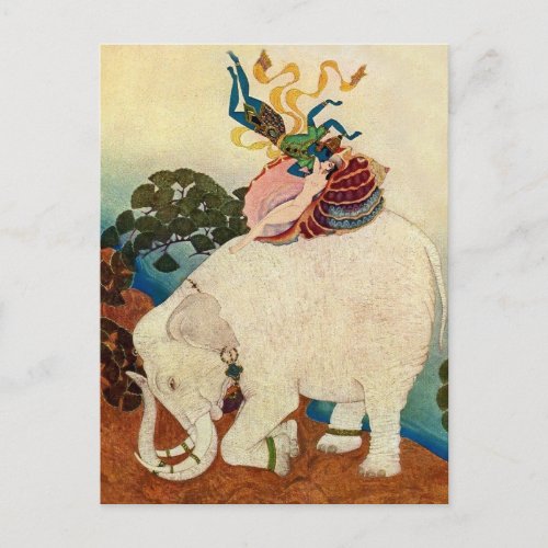 The Elephant Pearl by Edmund Dulac Postcard