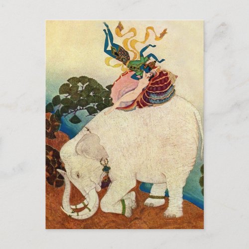 The Elephant Pearl by Edmund Dulac Postcard