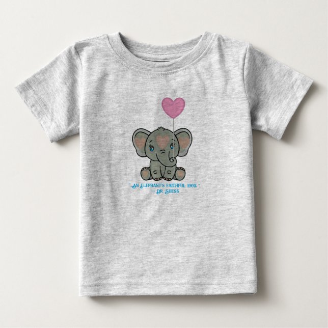 The Elephant Prince- Baby T-Shirt (Front)