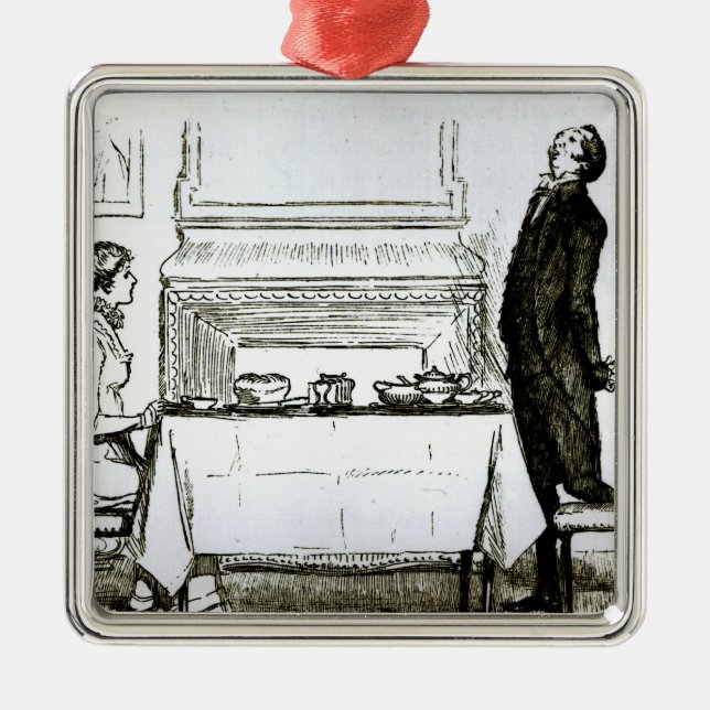 The Elevation of His Feelings' Metal Ornament (Front)