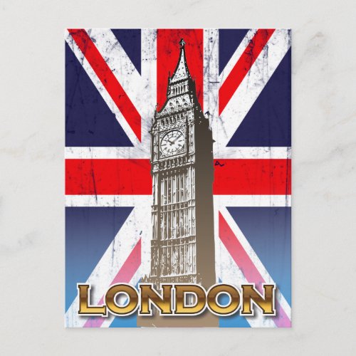 The Elizabeth Tower Big Ben _ London UK Postcard