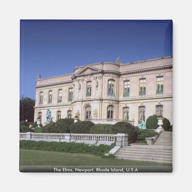 The Elms, Newport, Rhode Island, U.S.A Magnet (Front)