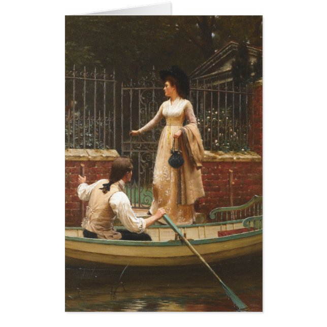 The Elopement (Romantic Date) (by E.B. Leighton) Card (Front)