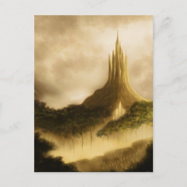 the elven kingdom fantasy art postcard (Front)