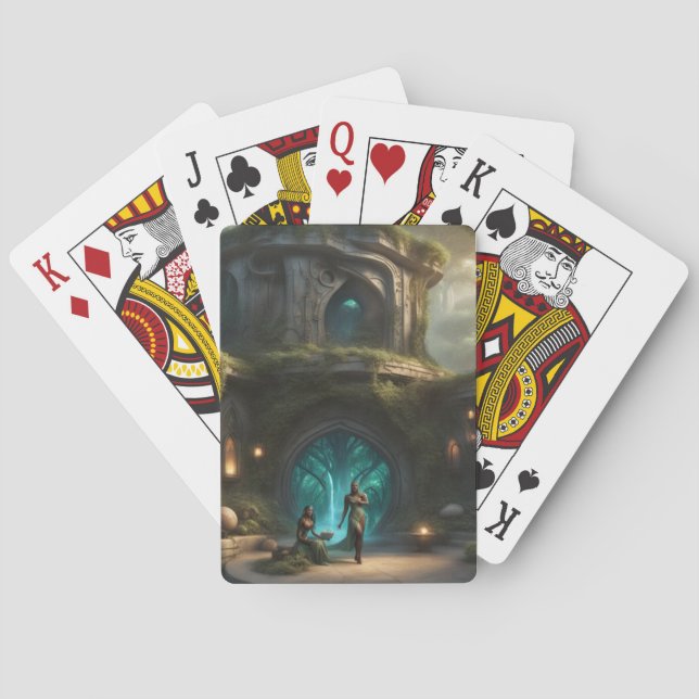 The Elven World Poker Cards (Back)