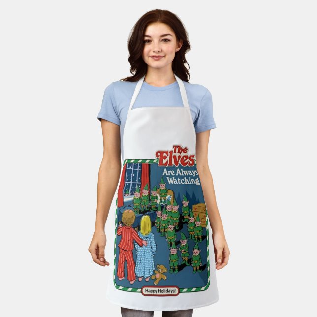 The Elves Are Always Watching Apron (Worn)