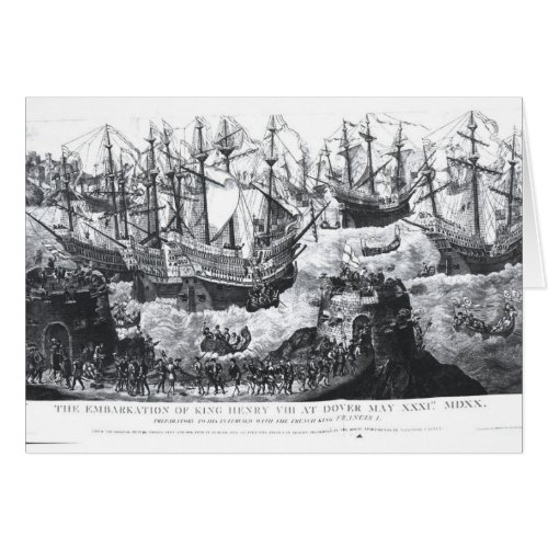 The Embarkation of Henry VIII  at Dover