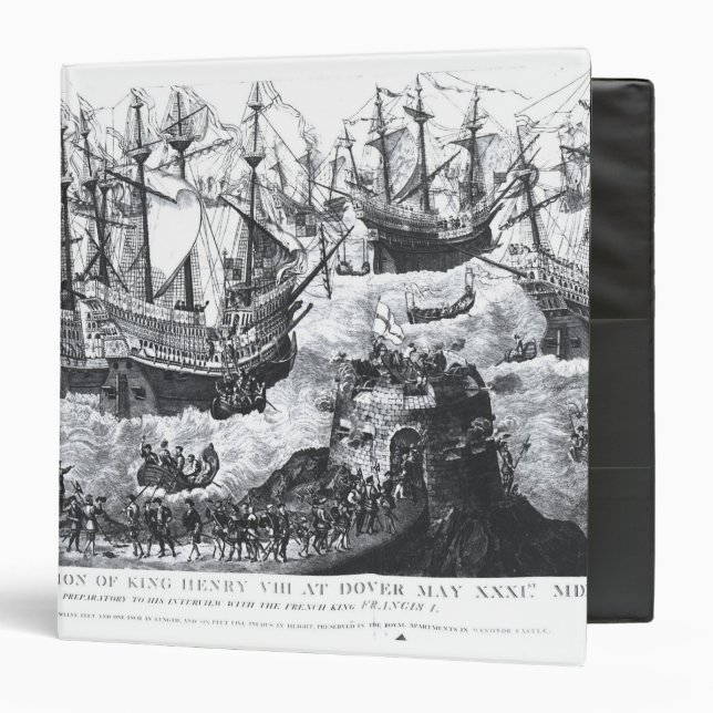 The Embarkation of Henry VIII  at Dover Binder (Front/Inside)
