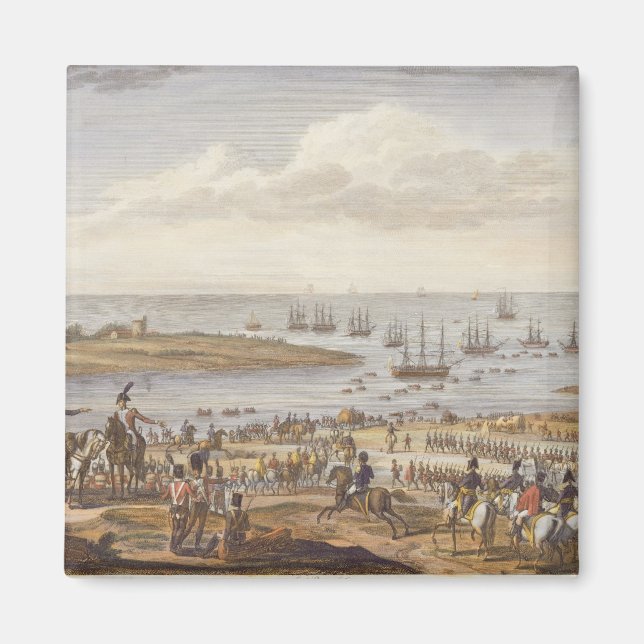 The Embarkation of the English in Holland, 30 Nove Magnet (Front)