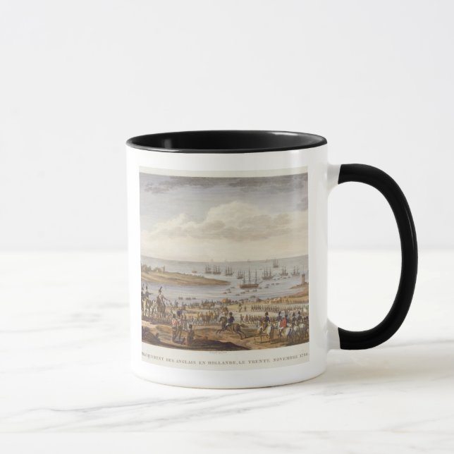 The Embarkation of the English in Holland, 30 Nove Mug (Right)