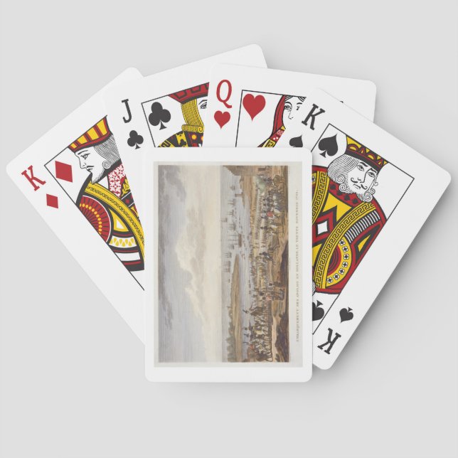 The Embarkation of the English in Holland, 30 Nove Poker Cards (Back)