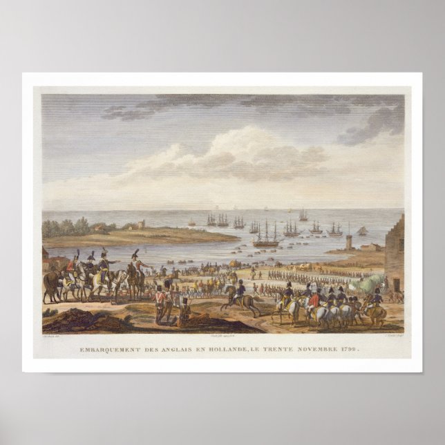 The Embarkation of the English in Holland, 30 Nove Poster (Front)