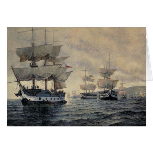 The Embarkation of the Liberating Expedition of Pe Cards (Front Horizontal)
