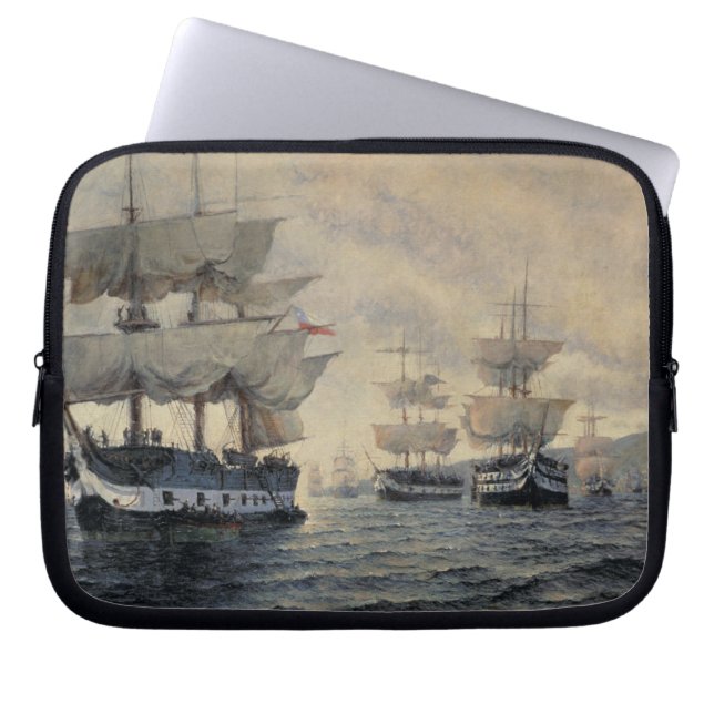 The Embarkation of the Liberating Expedition of Pe Laptop Sleeve (Front)