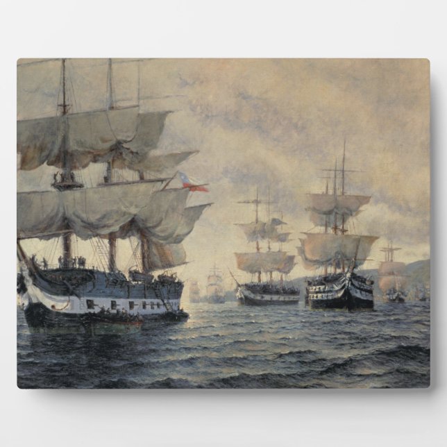 The Embarkation of the Liberating Expedition of Pe Plaque (Front)