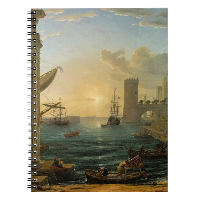 The Embarkation of the Queen of Sheba  Notebook (Front)