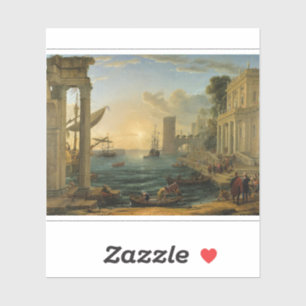 The Embarkation of the Queen of Sheba Sticker