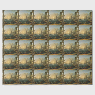 The Embarkation of the Queen of Sheba Wrapping Paper