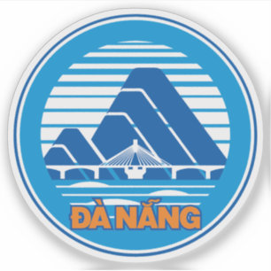 The emblem of Da Nang, Vietnam Sticker