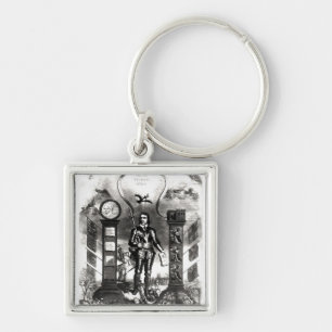 The Emblem of England's Distractions, 1658 Keychain