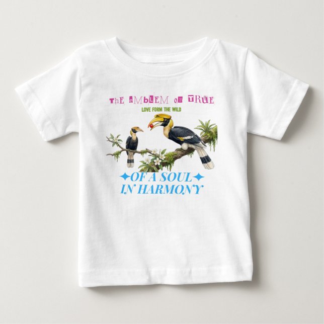 “The Emblem of True Love from the Wild.” Baby T-Shirt (Front)