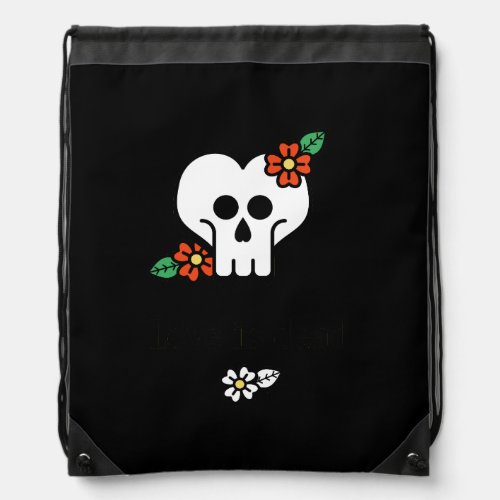 The_emblem_of_Valentines_day Drawstring Bag