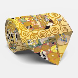 The Embrace by Gustav Klimt Neck Tie
