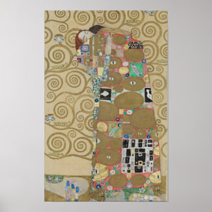The Embrace (Fulfillment) — Gustav Klimt Stoclet Poster