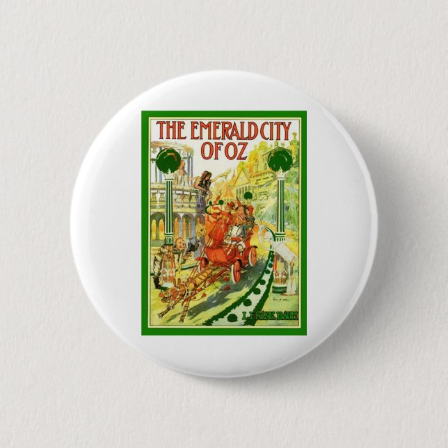 The Emerald City Of Oz Button (Front)
