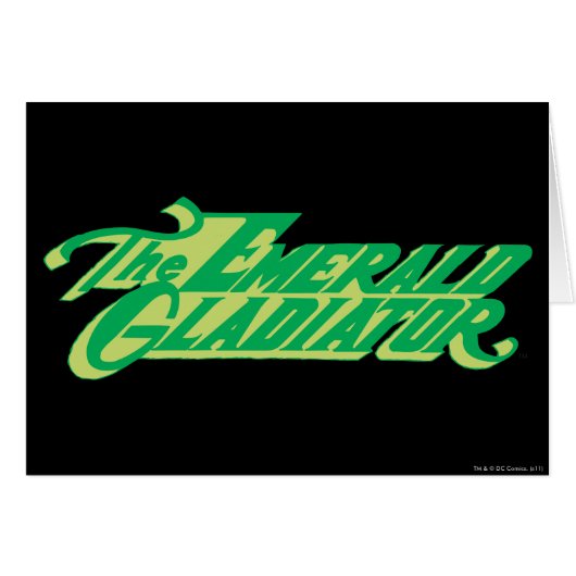 The Emerald Gladiator (Front Horizontal)