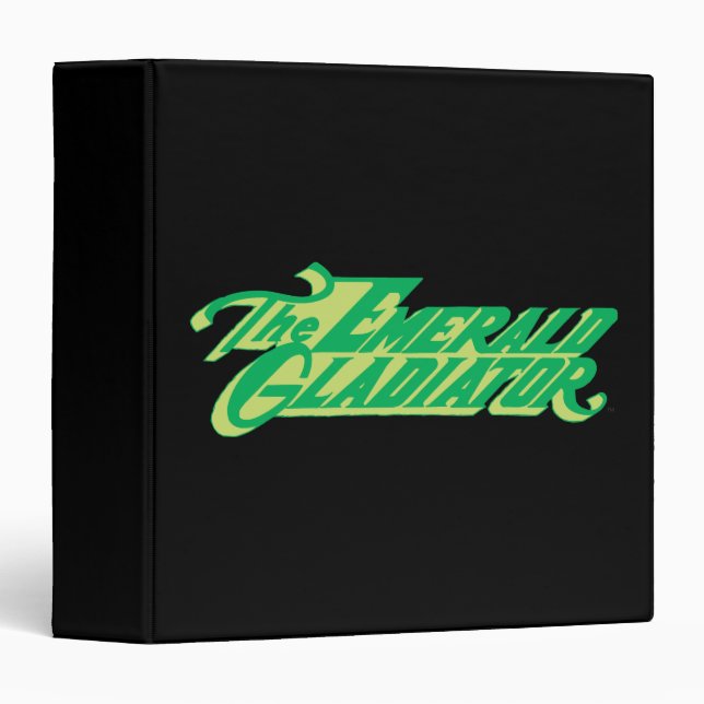 The Emerald Gladiator 3 Ring Binder (Front/Spine)