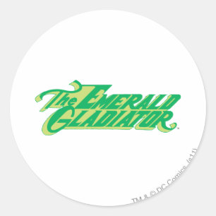 The Emerald Gladiator Classic Round Sticker