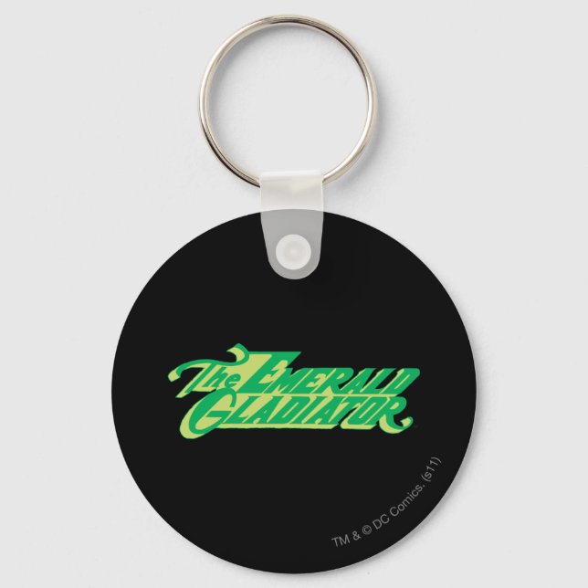 The Emerald Gladiator Keychain (Front)