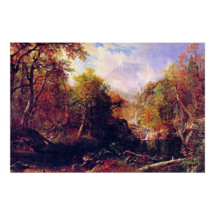 The Emerald Pool by Albert Bierstadt Poster
