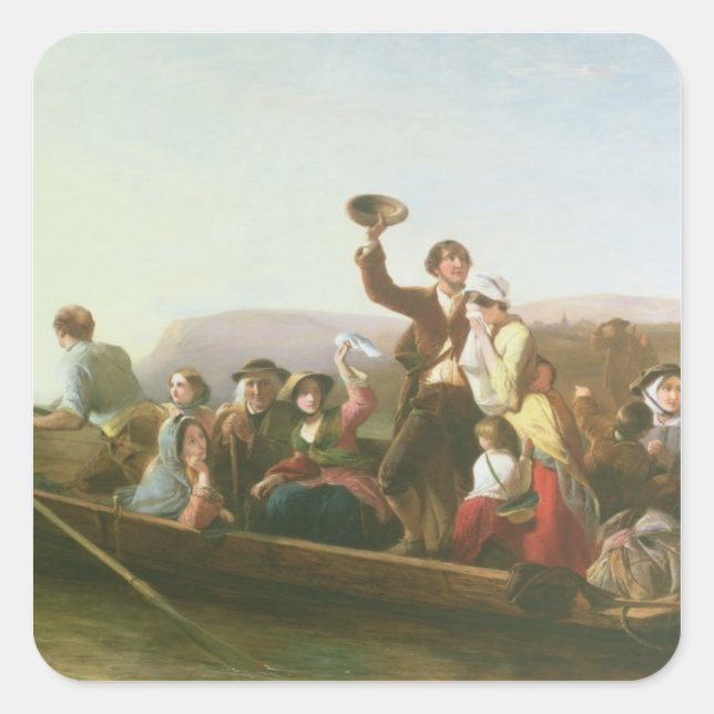 The Emigrants Square Sticker (Front)