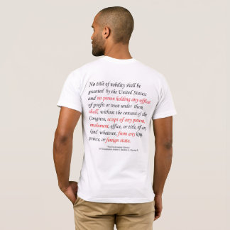 The Emoluments Clause of the US Constitution Men's T-Shirt