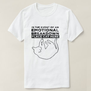 The Emotional Breakdown Cat Tee