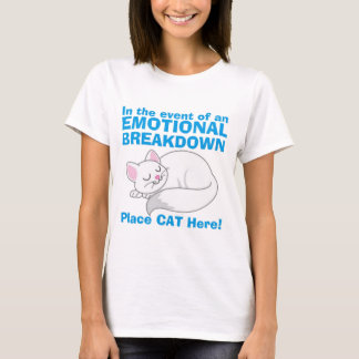 The Emotional Breakdown Cat Tee