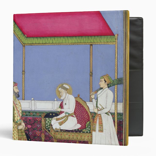 The Emperor Aurangzeb in old age Binder (Front/Inside)