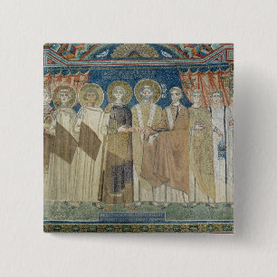 The Emperor Constantine IV grants tax immunity Button