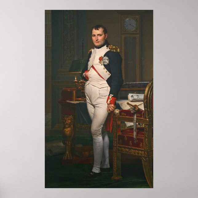 The Emperor Napoleon in His Study at the Tuilerie Poster (Front)