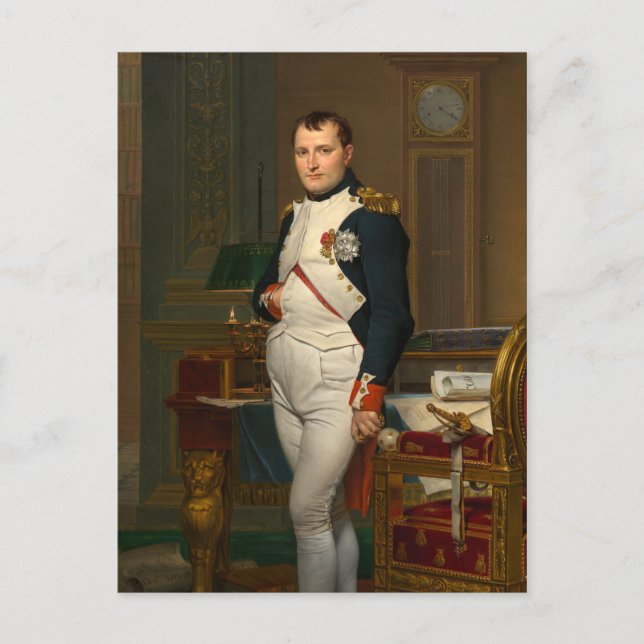 The Emperor Napoleon in His Study at the Tuileries Postcard (Front)